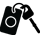 Icon showing a set of car keys